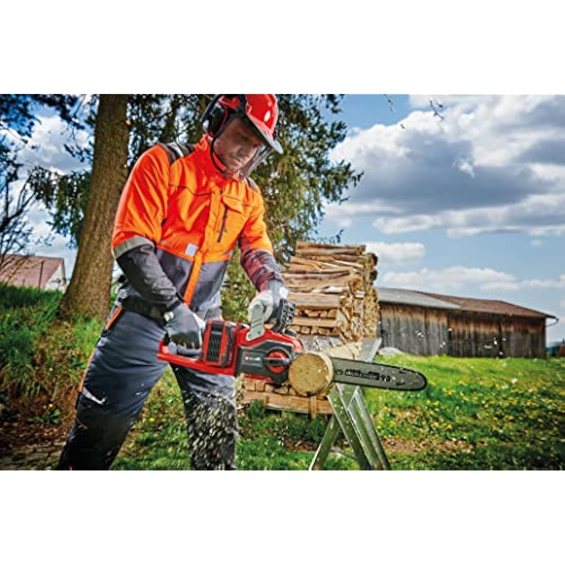 Einhell 36V Cordless Chainsaw – 14 Inch OREGON Bar Brushless GP-LC 36/35