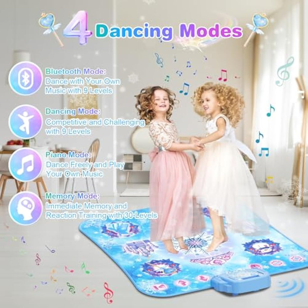Surelect Princess Dance Mat – 8-Button Bluetooth Musical Toy for Girls