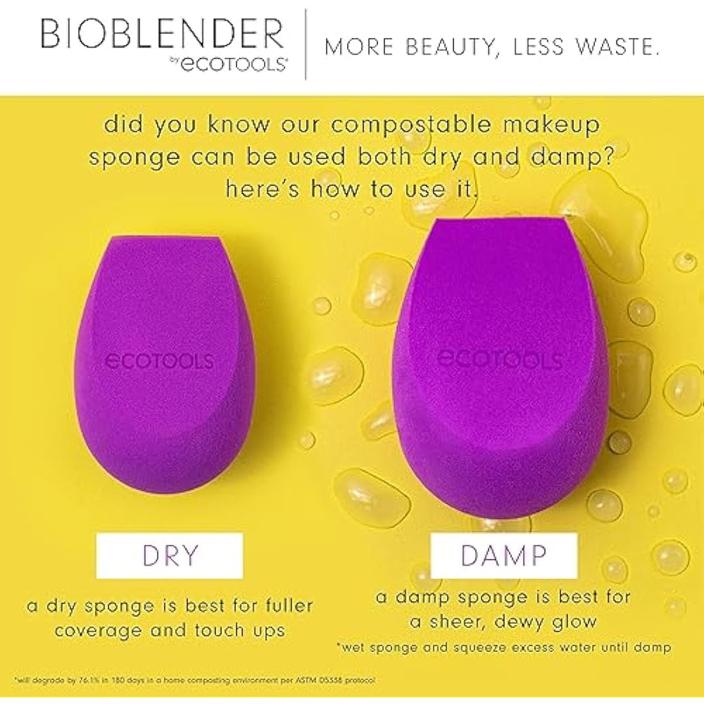 EcoTools Bioblender Compostable Makeup Sponge – Purple Vegan Blender