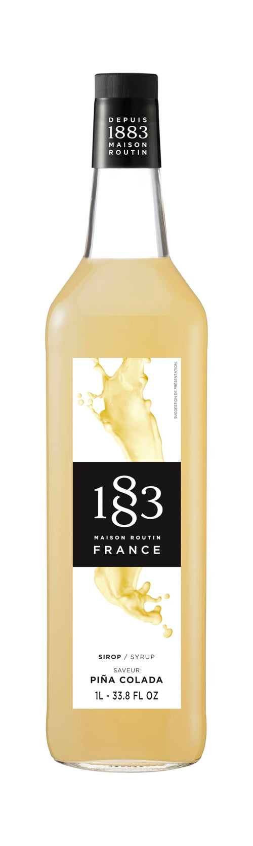 1883 Maison Routin Pina Colada Syrup | Premium 1L Glass Bottle Mixer