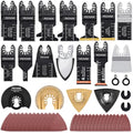 PECHAM 102PCS Oscillating Multitool Blade Kit | Titanium Wood Metal Blades