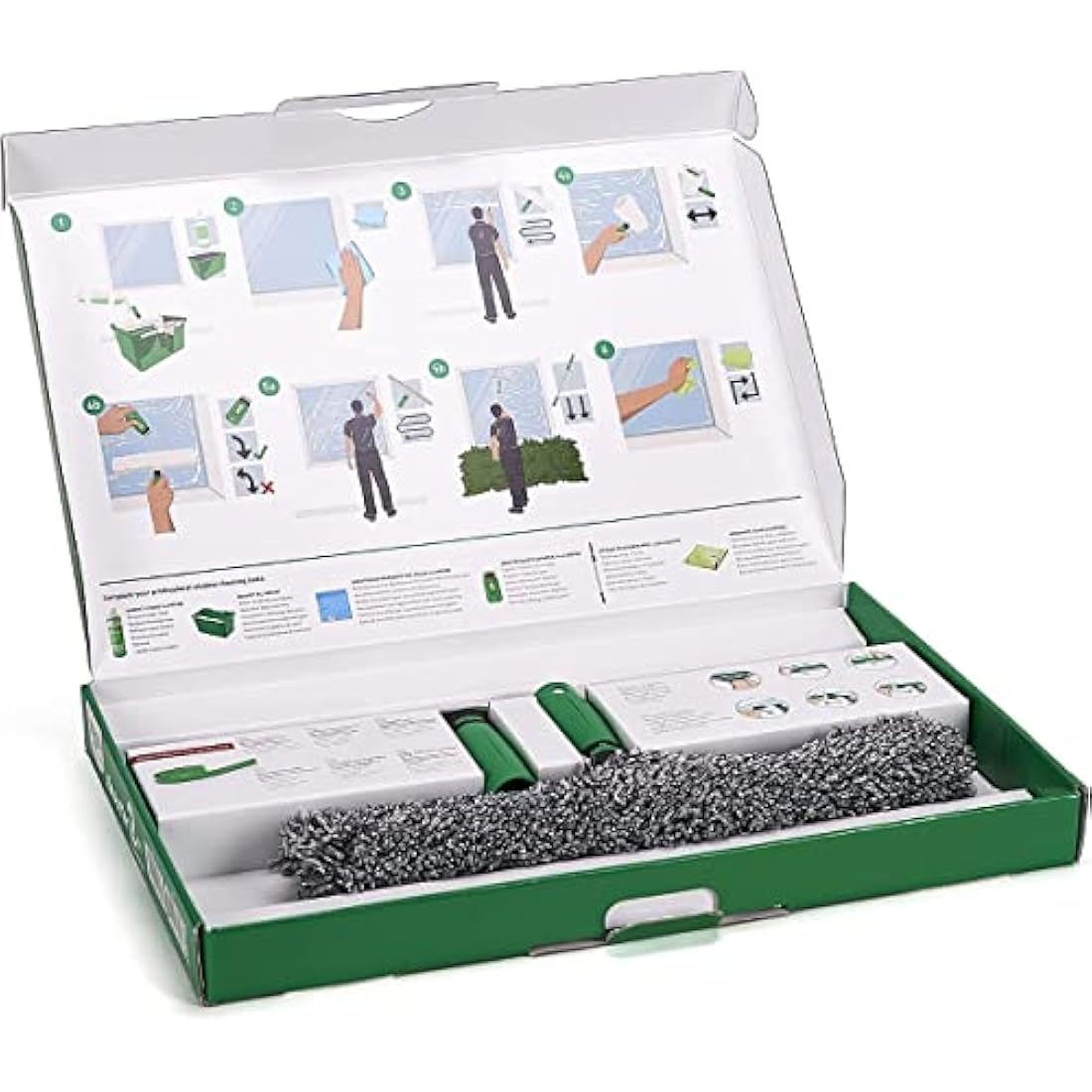 Unger ErgoTec 2-in-1 Window Cleaning Kit | 35cm Squeegee & Power Washer