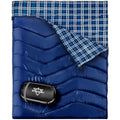 Double Sleeping Bag – XL Queen Cotton Flannel for Camping