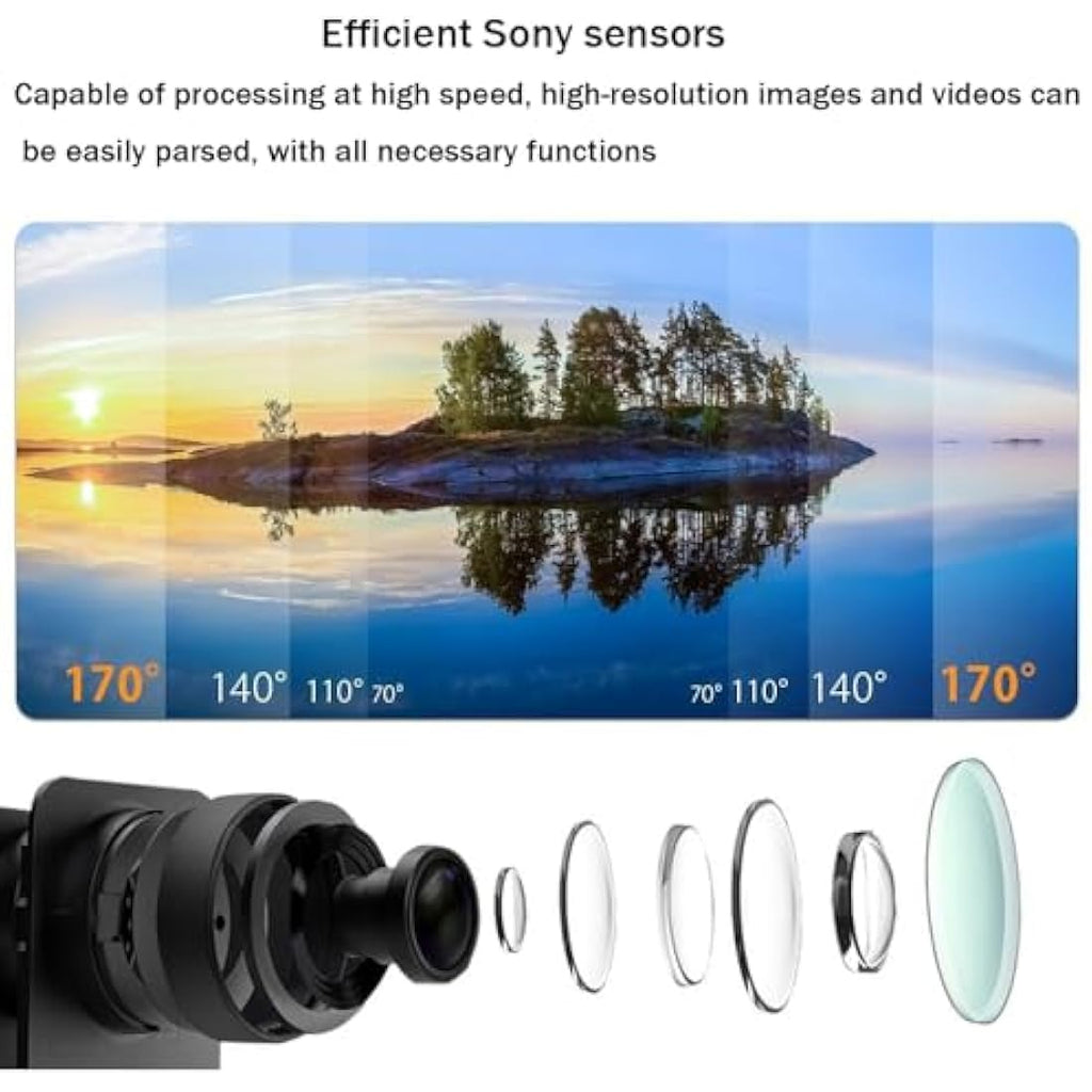 BSLVWG 4K Action Camera – 20MP Waterproof Sports Cam with Remote