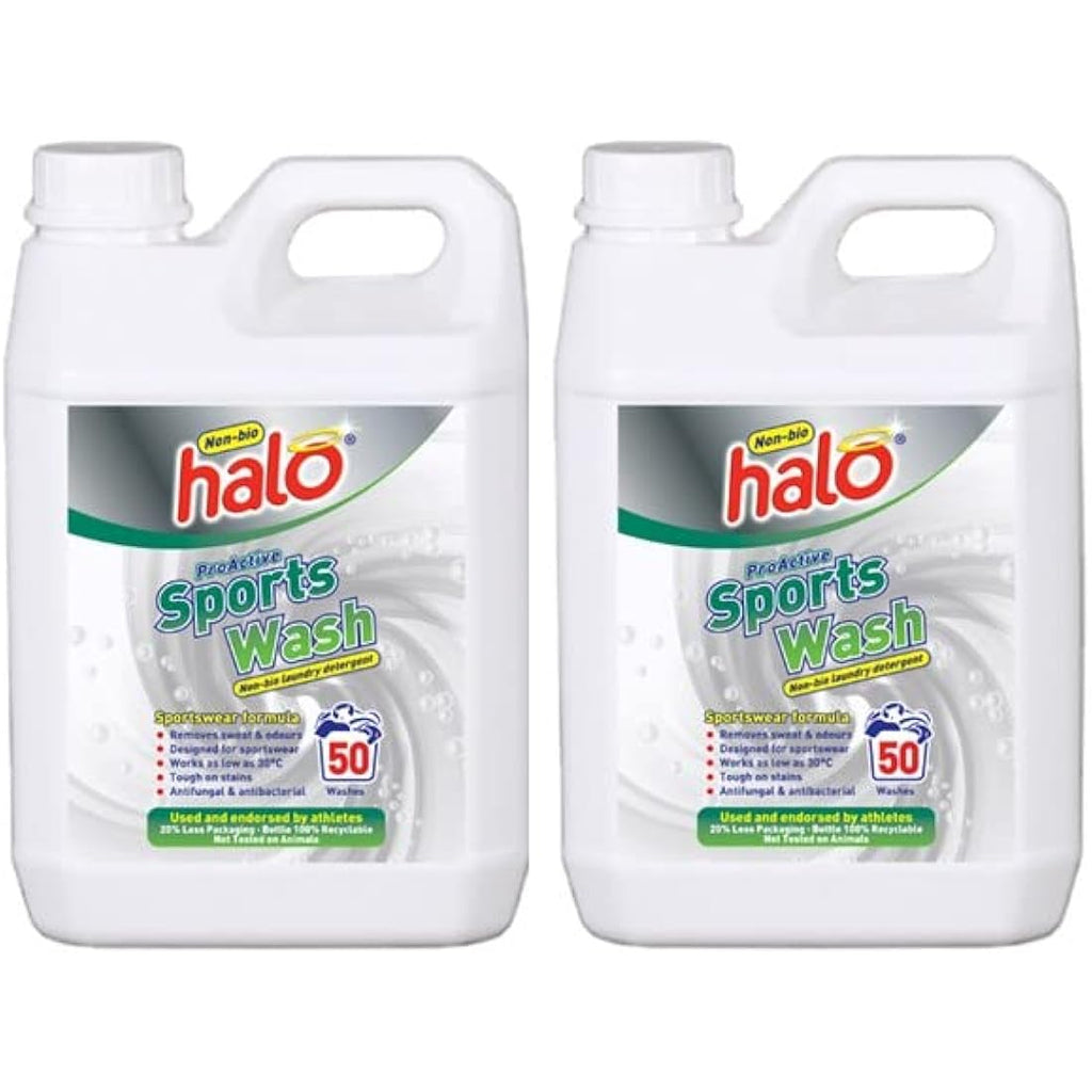 Halo Proactive Sports Laundry Detergent – 2 x 2L Bulk Pack (100 Washes)