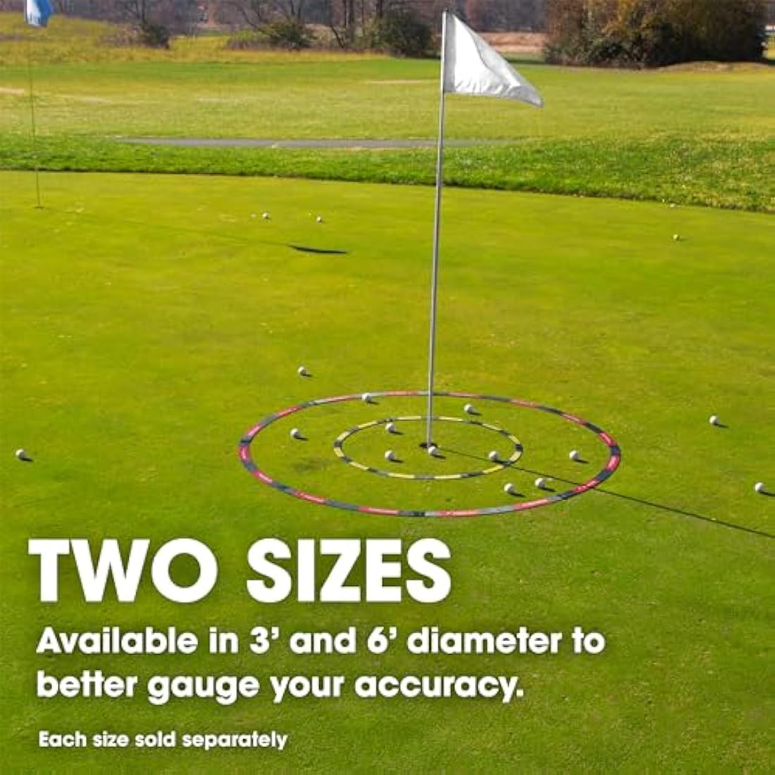EyeLine Golf Target Circles – Portable Chipping and Putting Training Aid