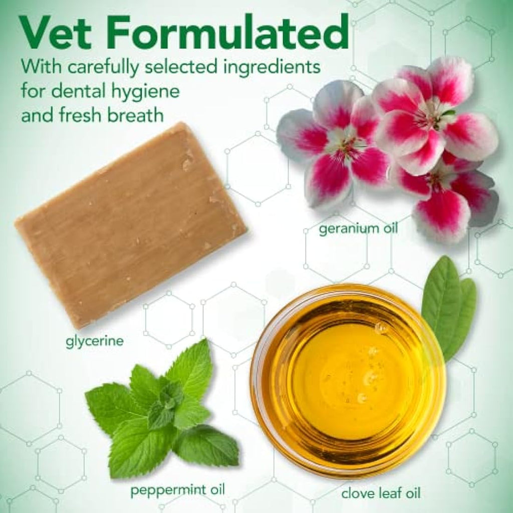Vet’s Best Dog Breath Freshener – Natural Water Additive for Plaque, 500ml