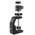 UTEBIT C Clamp Camera Mount with 360° Swivel Ball Head - Aluminum Alloy