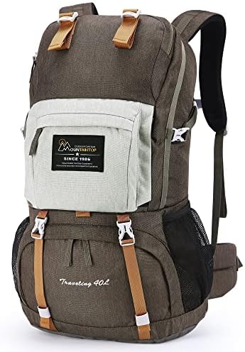 MOUNTAINTOP 40L Hiking Backpack | Water Resistant Trekking Rucksack