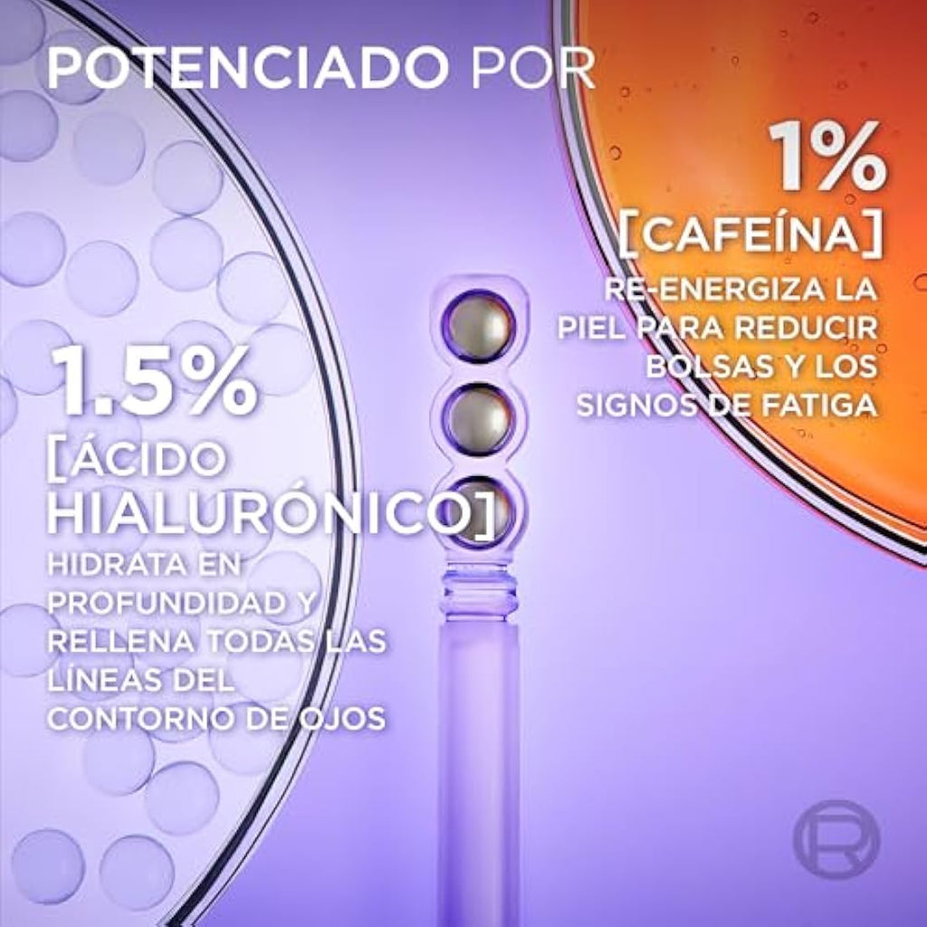 L'Oreal Revitalift Filler Eye Serum | Hyaluronic Acid & Caffeine - 20 ml