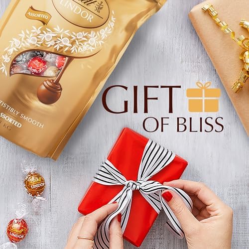 Lindt Lindor Assorted Chocolate Truffles – Bulk 1kg Bag (Approx. 80 Balls)