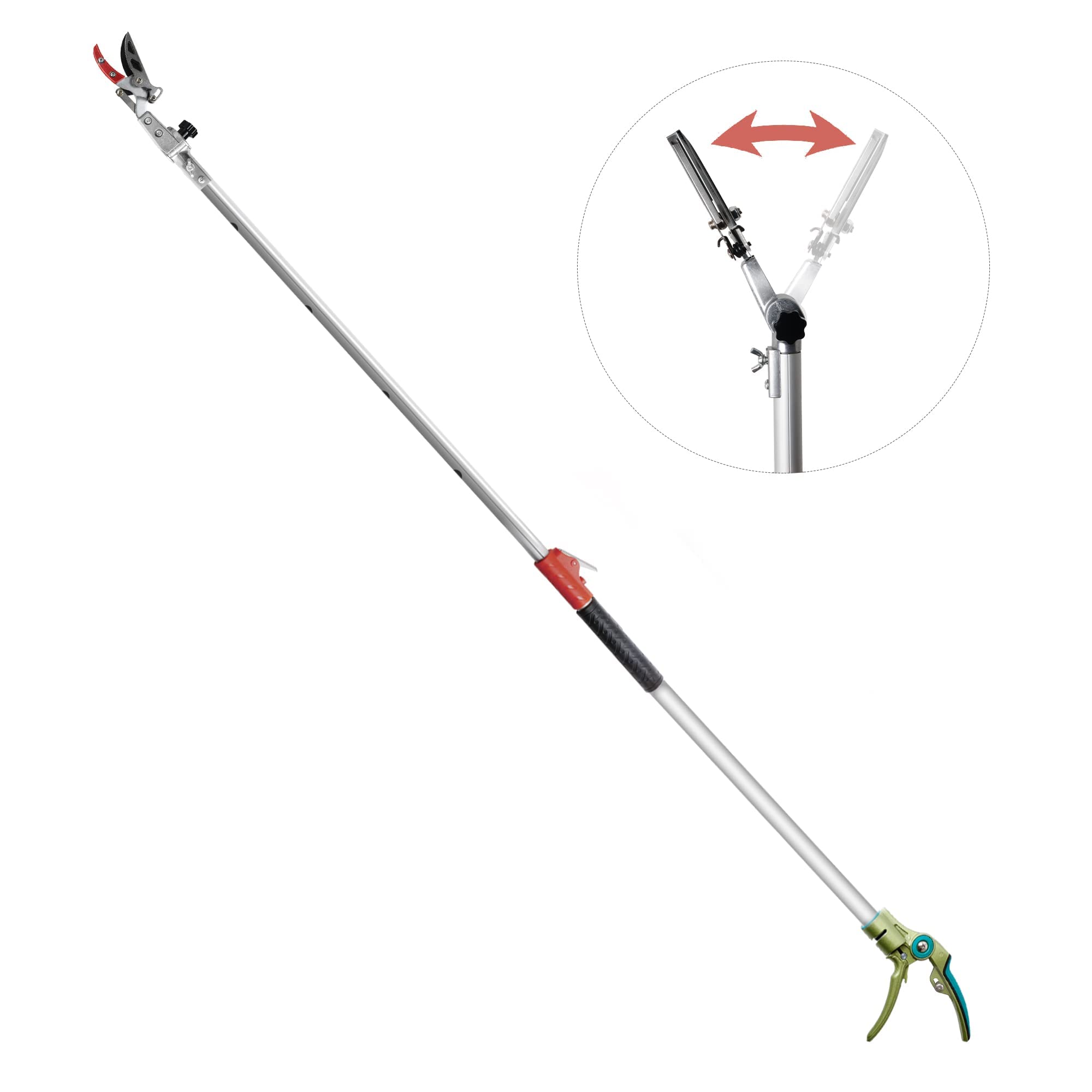 GARTOL Telescopic Tree Pruner – 5.45ft Long Reach Fruit Picker & Lopper