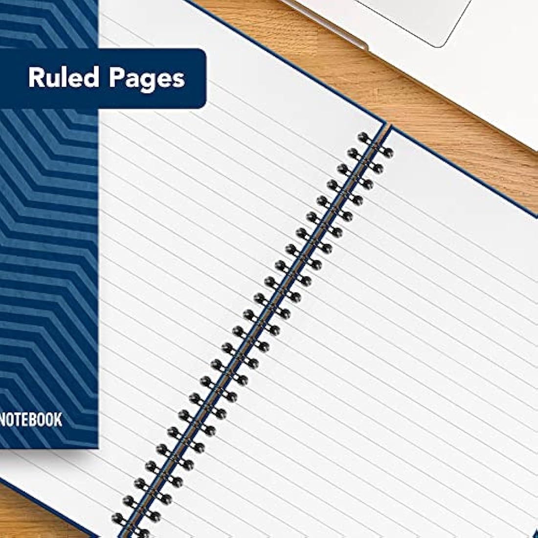Summit A4 Wirebound Hardback Notebook, Ruled, Blue, 10 Pack