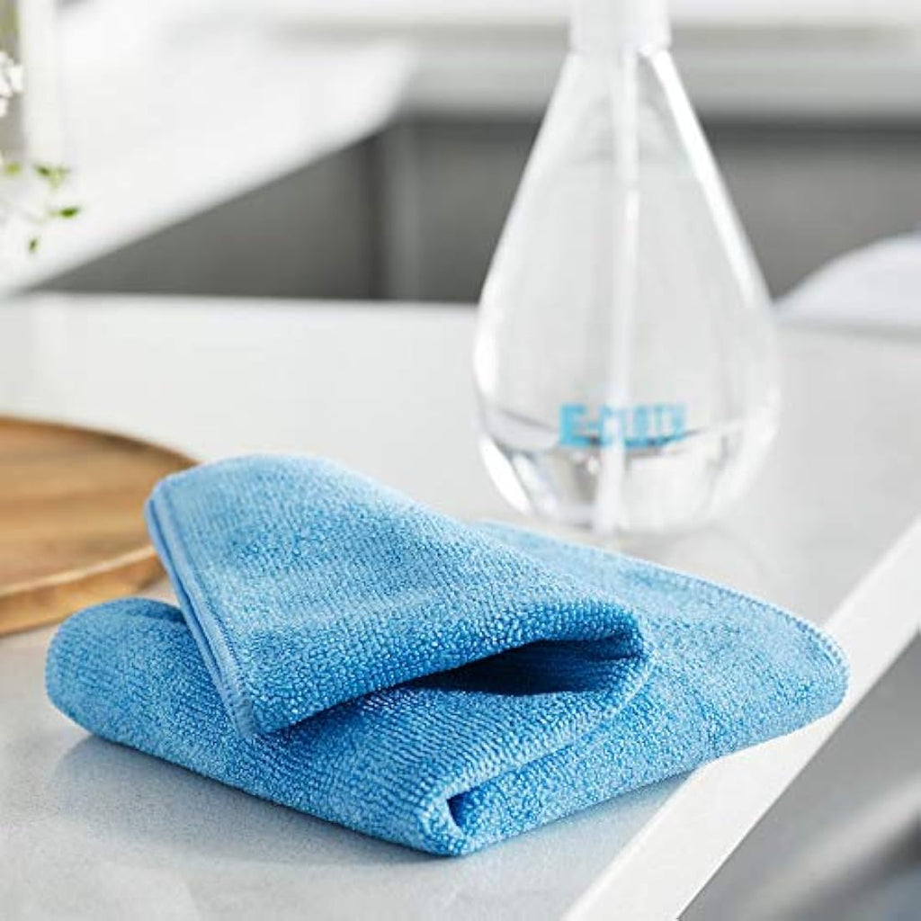 E-Cloth General Purpose Microfibre Cleaning Cloths, Blue, 10 Pack