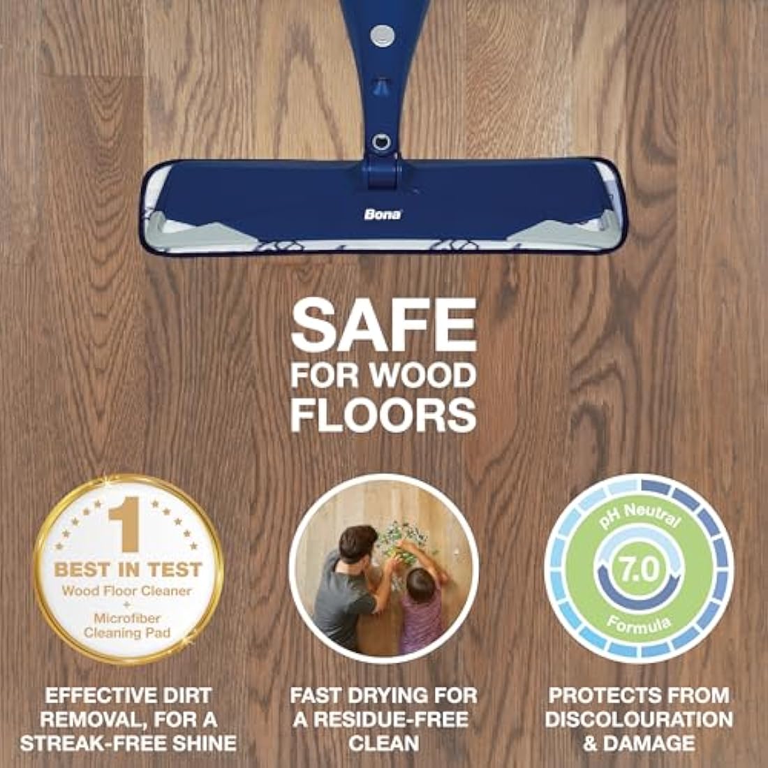 Bona Wood Floor Cleaner Refill Cartridge for Spray Mops – 850ml