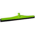 Vikan 24" Double Blade Floor Squeegee – Fixed Head Rubber in Lime