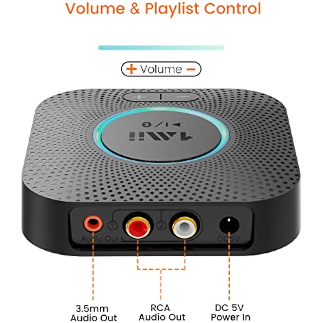 1Mii B06S Bluetooth 5.2 Receiver | Hi-Fi Audio Adapter with aptX HD