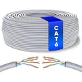 Mr. Tronic Cat 6 Ethernet Cable 100m | High Speed 1Gbps UTP LAN Bulk - Grey