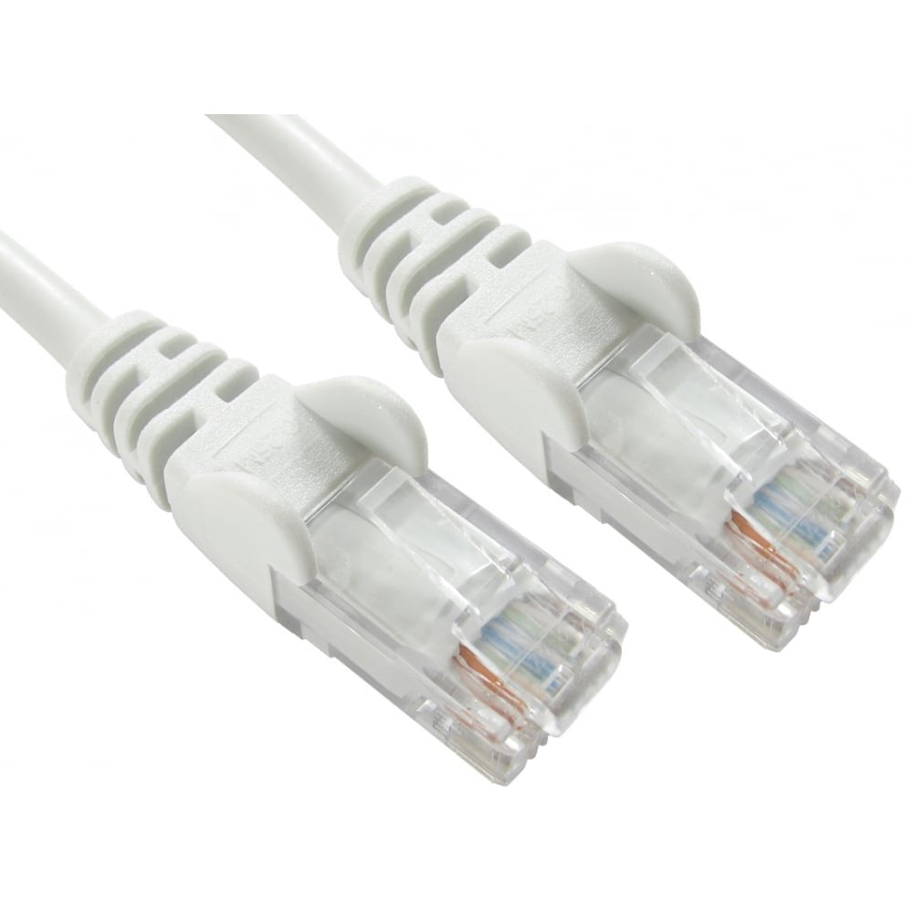 World of Data CAT5e Ethernet Network Cable – White, 3m (3 Pack)
