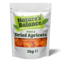 Nature's Balance Dried Apricots – 1kg Soft Whole Turkish Pitted Fruit