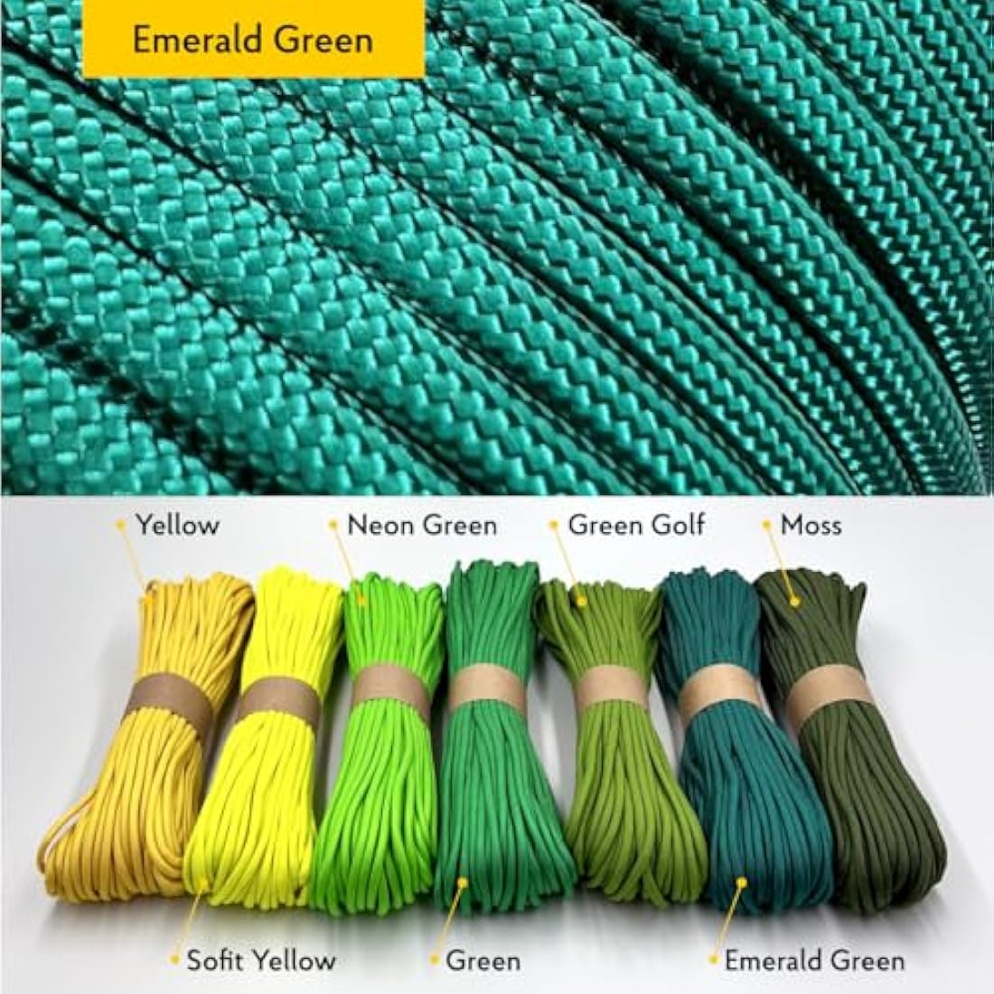 EdcX 550 Paracord Type III – 4mm Nylon Rope for DIY and Camping