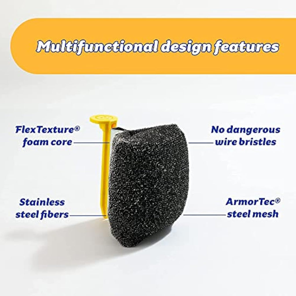 Scrub Daddy BBQ Daddy Replacement Head – Bristle Free Grill Brush