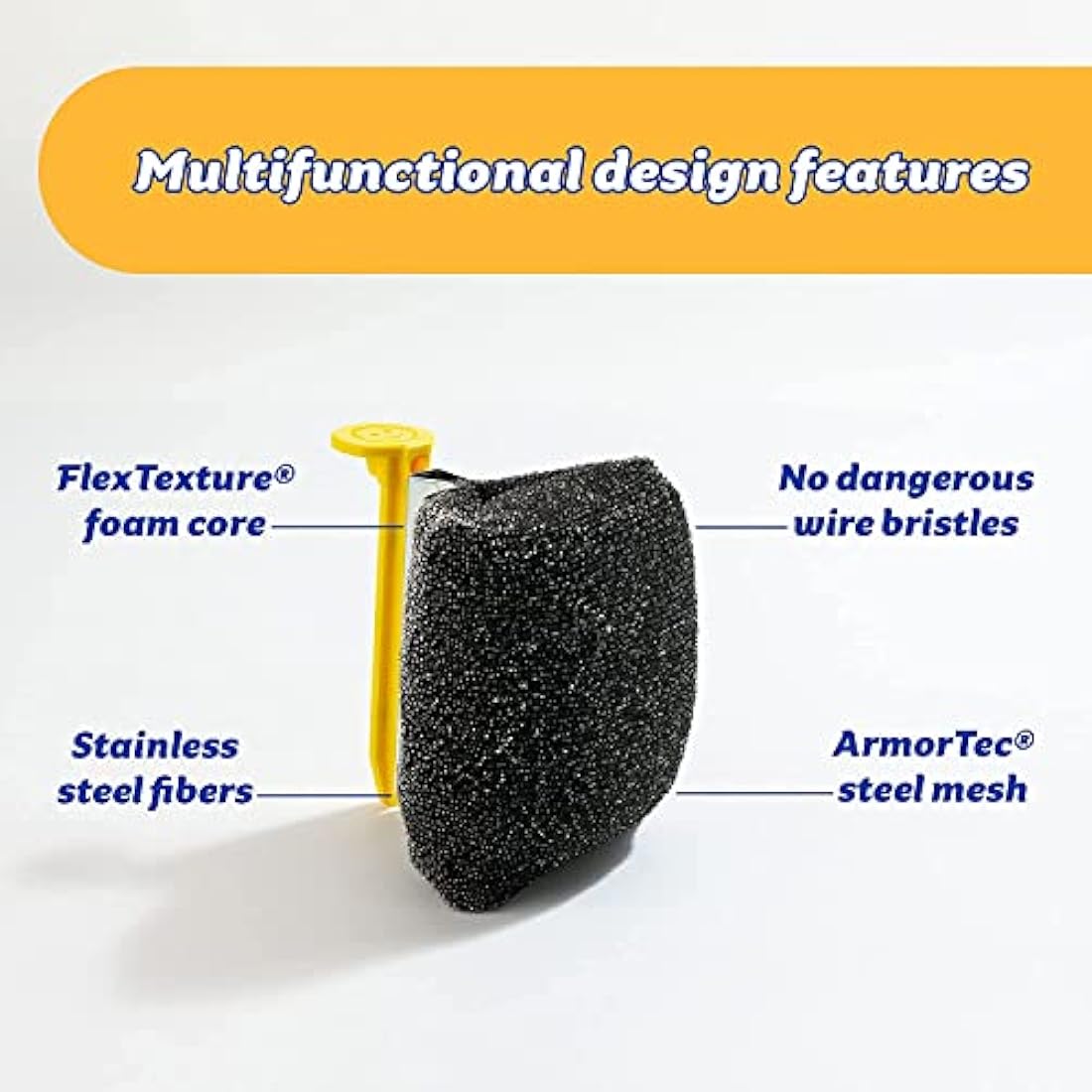 Scrub Daddy BBQ Daddy Replacement Head – Bristle Free Grill Brush