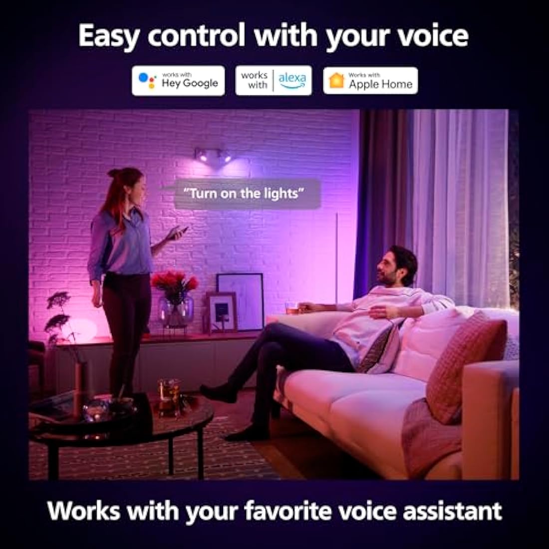 Philips Hue GU10 Smart Spotlight 3-Pack – White and Color Ambiance
