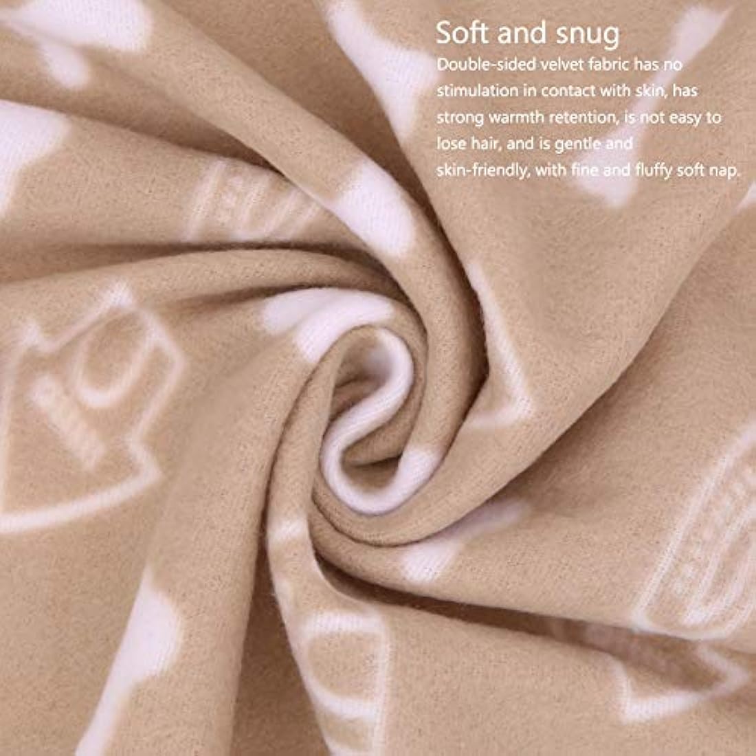 Tifee 6-Pack Soft Plush Pet Blankets | Washable Paw Print Dog Mats