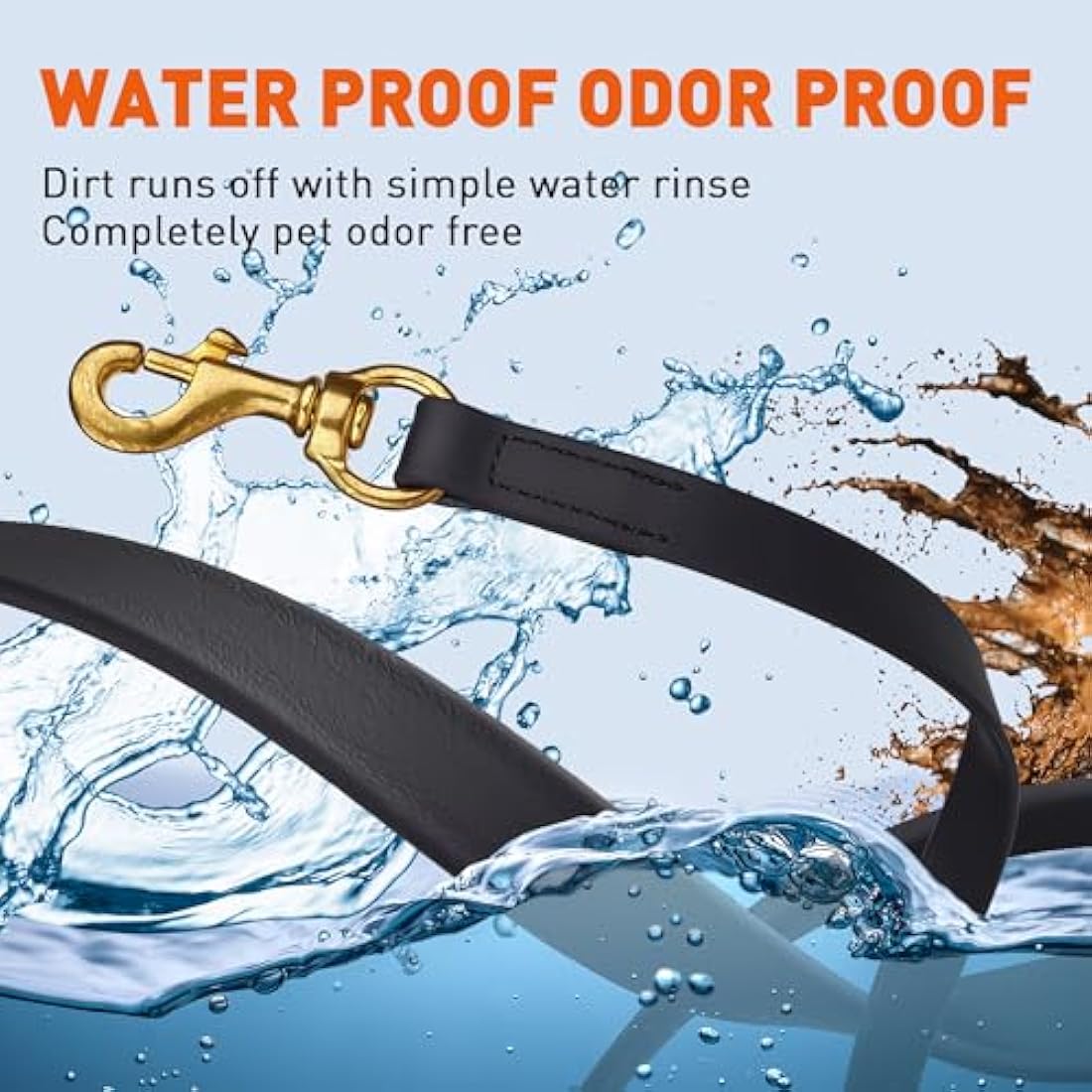 Viper Biothane Tracking Dog Leash | Waterproof Long Line - 5/8" x 33ft