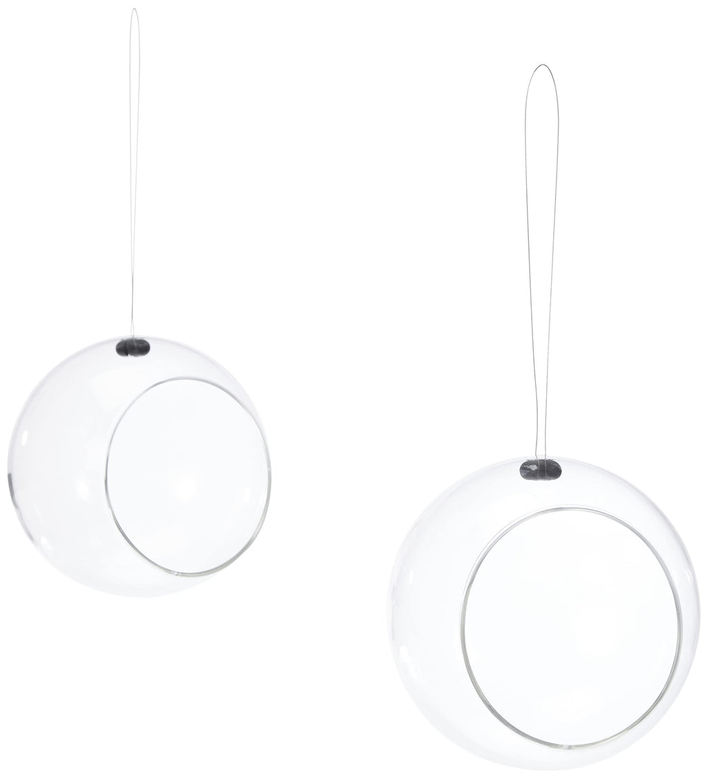 Eva Solo Mini Glass Bird Feeders – 2-Piece Hanging Garden Set