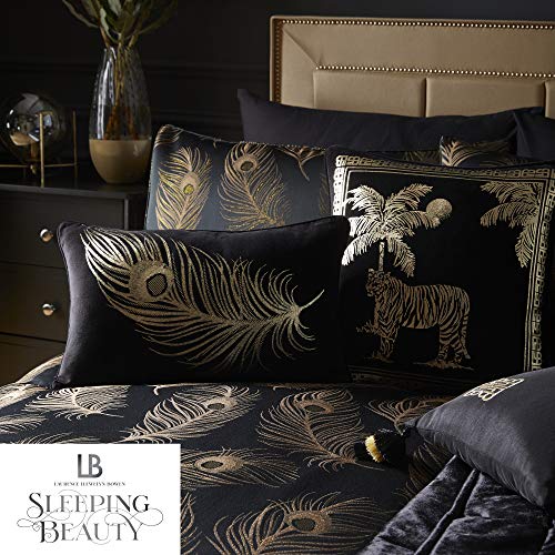 Laurence Llewelyn-Bowen Dandy Jacquard Duvet Cover Set | Black & Gold