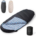 BISINNA XL Wide Sleeping Bag | 4-Season Cotton Flannel Camping Gear
