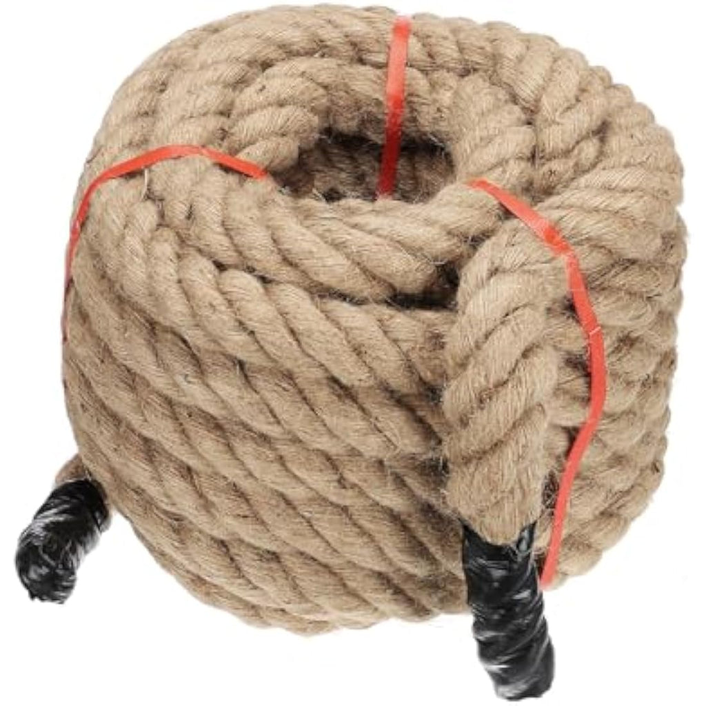 PATIKIL 1.5" x 50 Ft Twisted Manila Jute Rope for Tug of War & Decor