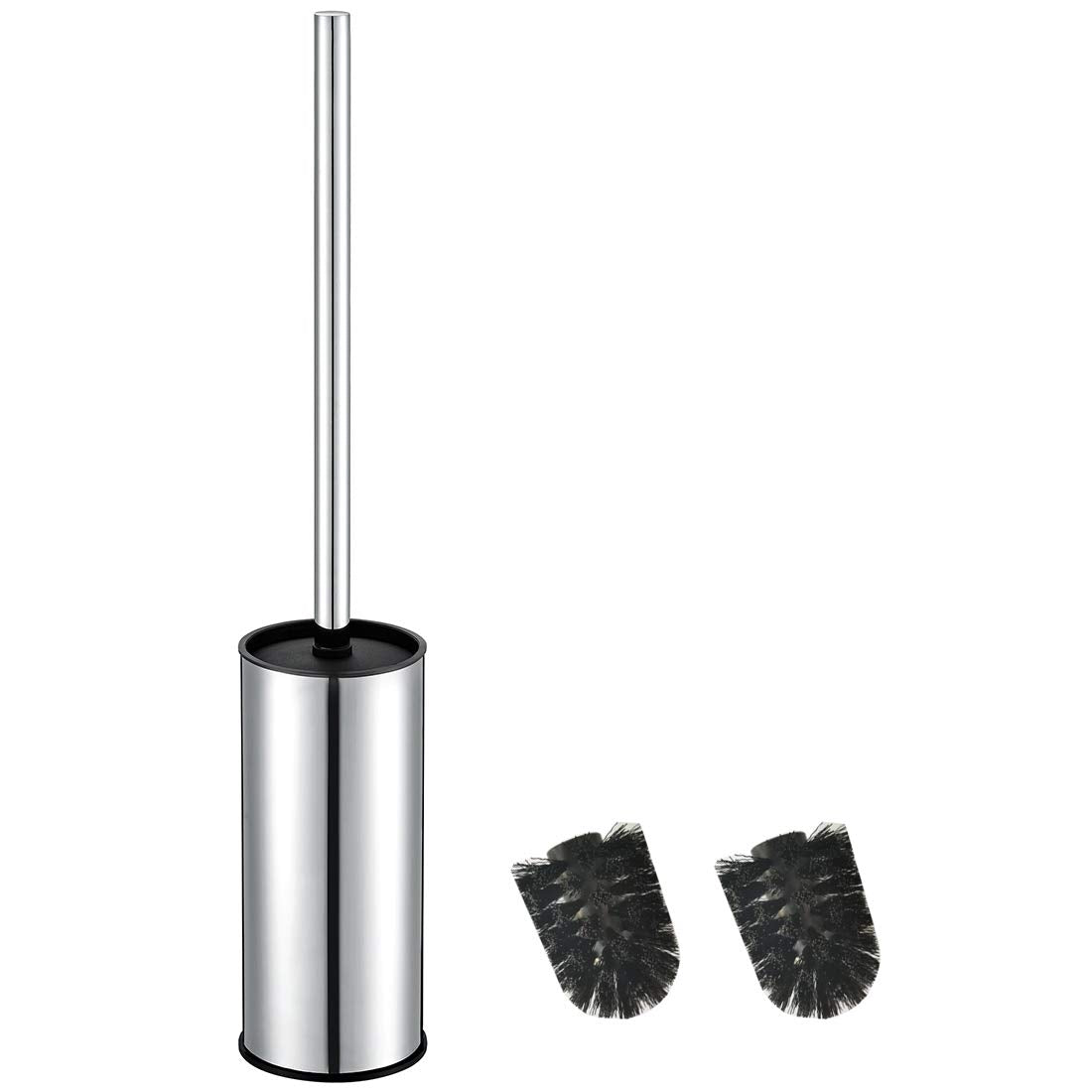 BGL Stainless Steel Toilet Brush and Holder – Chrome Freestanding Set