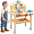 Wooden Kids Tool Bench – Educational Toy Workbench Set