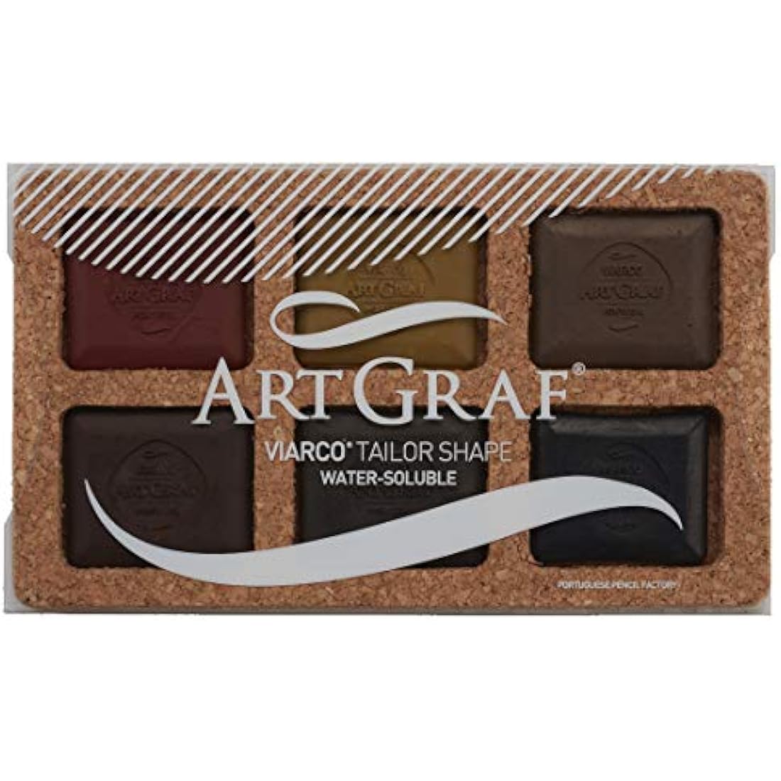 Jolof Store Earth Tone Graphite Pencils – Acid-Free Art Set, 6 Count