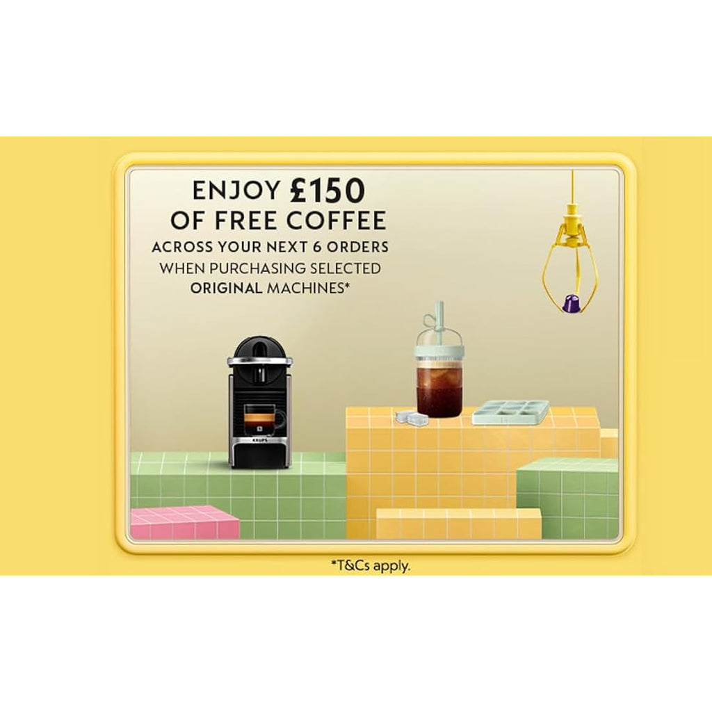 Nespresso Pixie by Krups | Compact Espresso Coffee Pod Machine - Dark Green