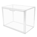 Umtiti 1 Pack Clear Plastic Handbag Storage Organizer for Closet, Display Storage Box with Magnetic Door, Dustproof Storage Bins for Book, Toys, Hat