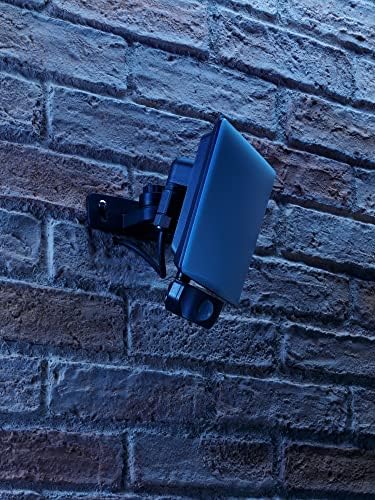 Auraglow 50W LED Security Flood Light with PIR Motion Sensor - Black