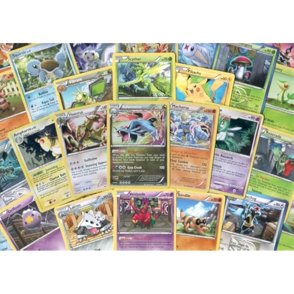 Pokémon TCG 100 Assorted Trading Cards Lot – Collectible Card Set
