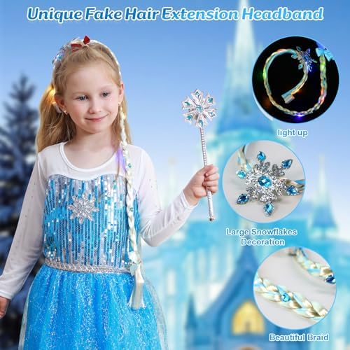 Princess Dress Up Costume for Girls - Kids Fancy Dress