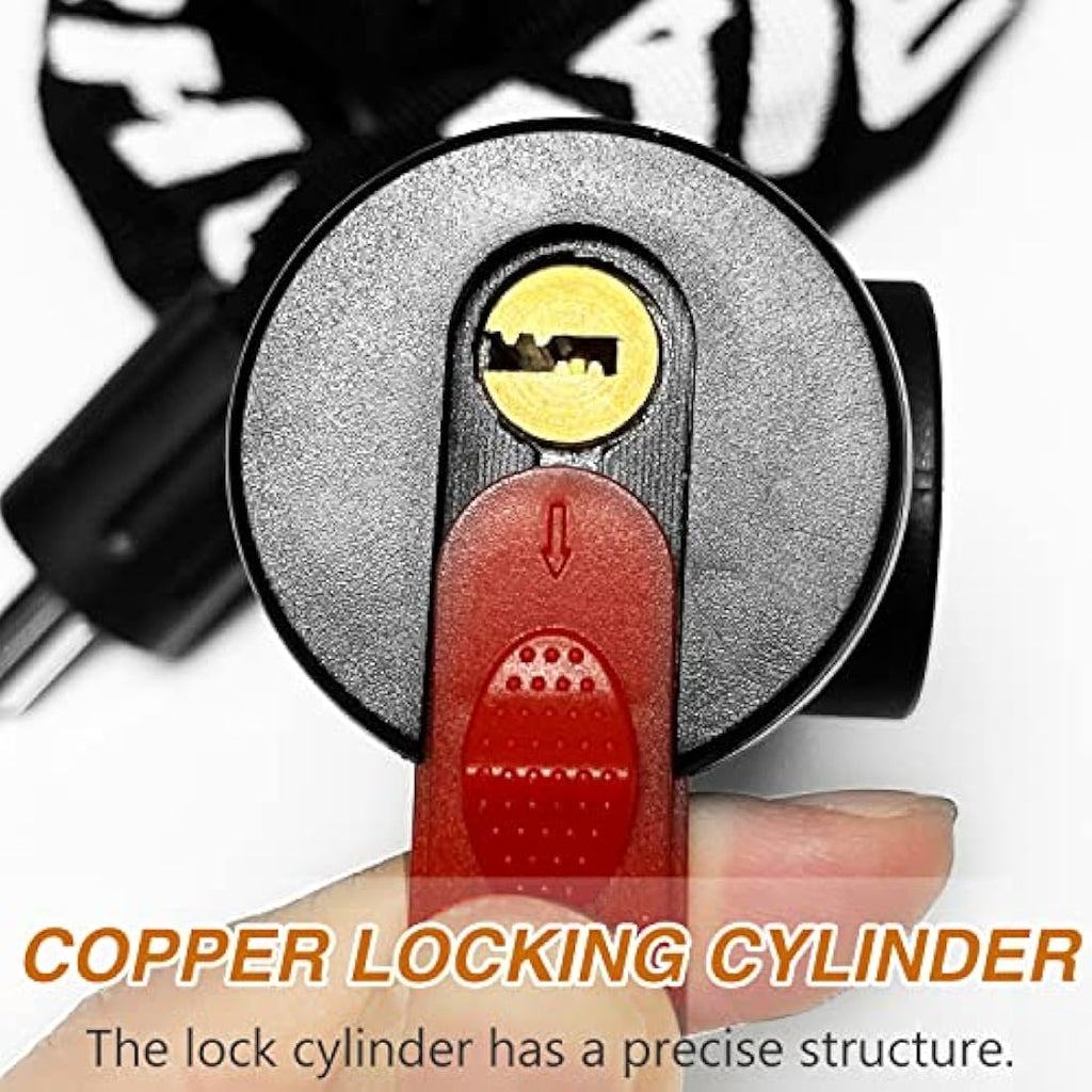 Heavy Duty Bike Chain Lock – 3ft Anti-Theft Steel Lock
