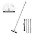 DrDirt Floor Squeegee | 35cm Dual Foam Blade with Stainless Steel Pole