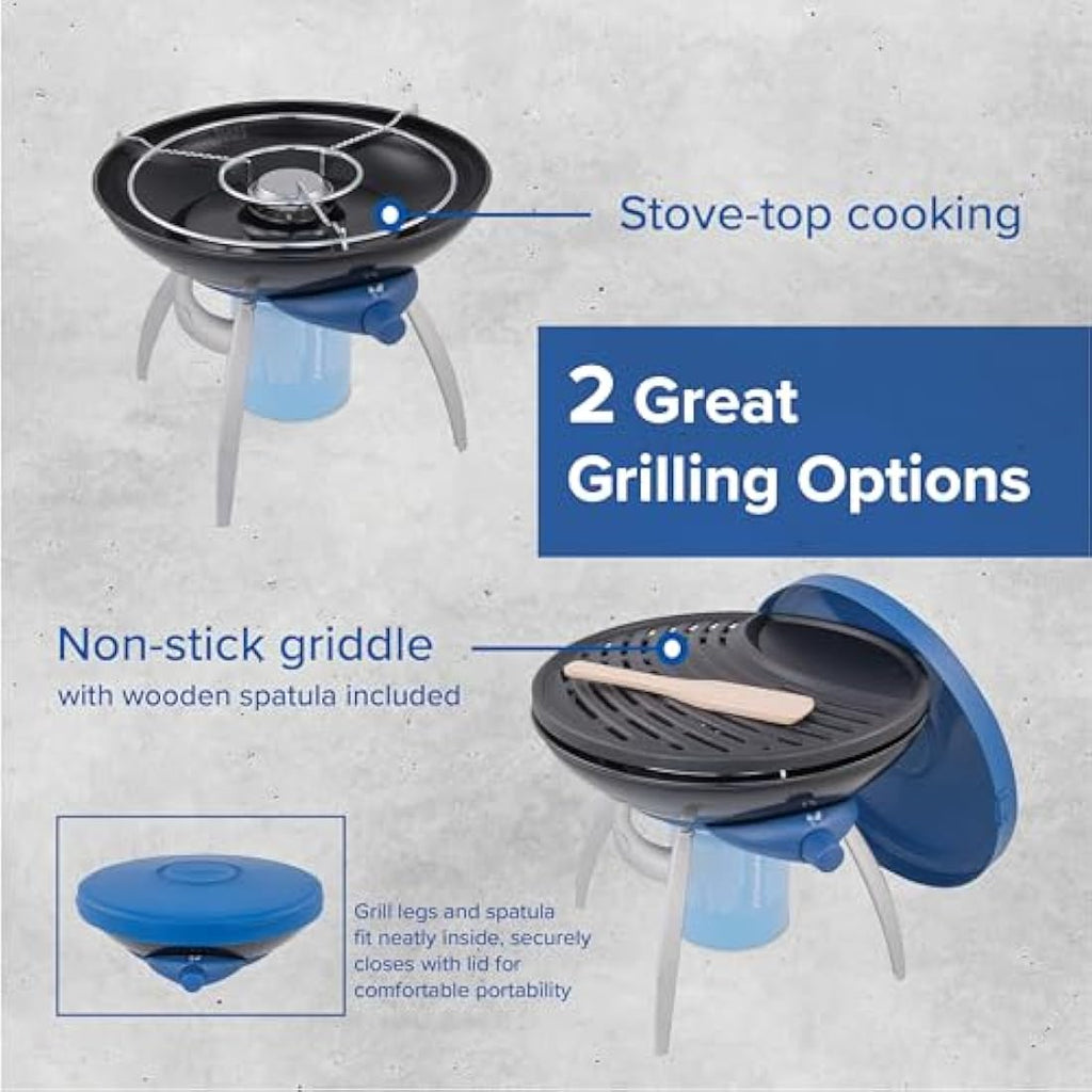 Campingaz Party Grill – Portable 1350W Gas Camping Stove and BBQ