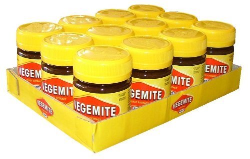 Vegemite Yeast Extract Savory Spread - Case of 12 x 220g Jars
