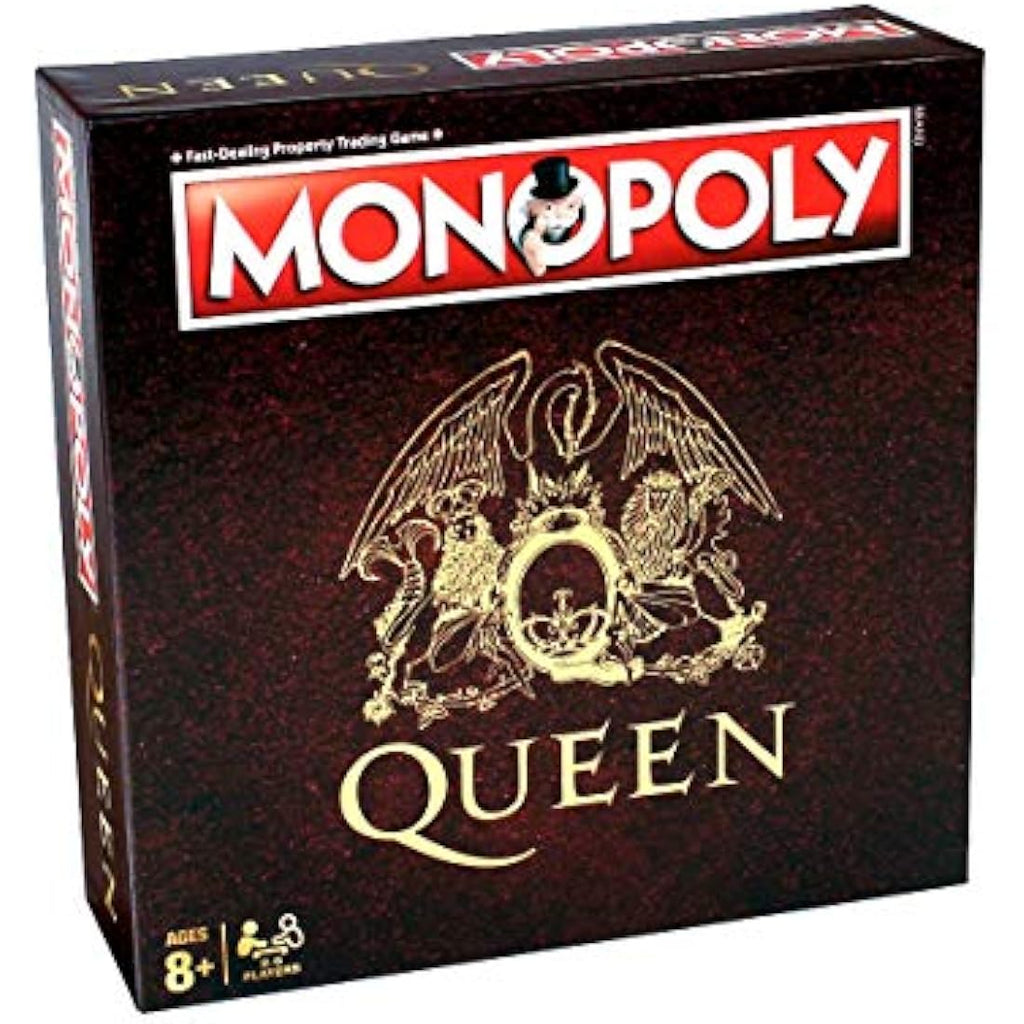 Queen Monopoly Board Game by Winning Moves – Music Edition for Ages 8+