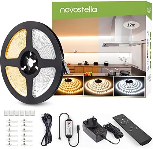 Novostella 12M Tunable White LED Strip Lights | Dimmable 3000K-6500K