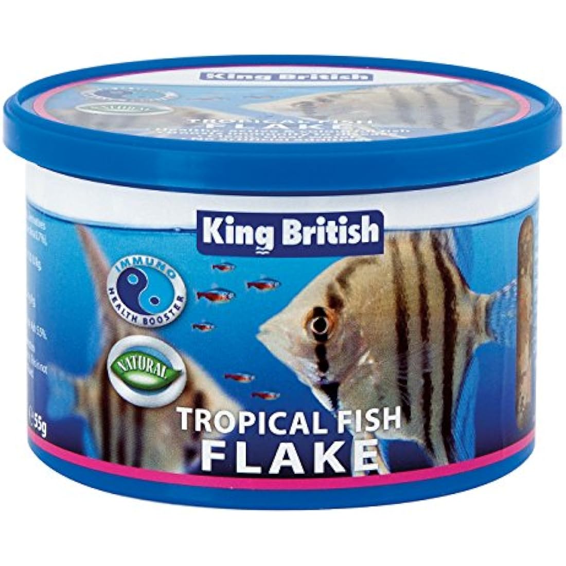 King British Tropical Fish Flake Food – High Protein Formula, 55g
