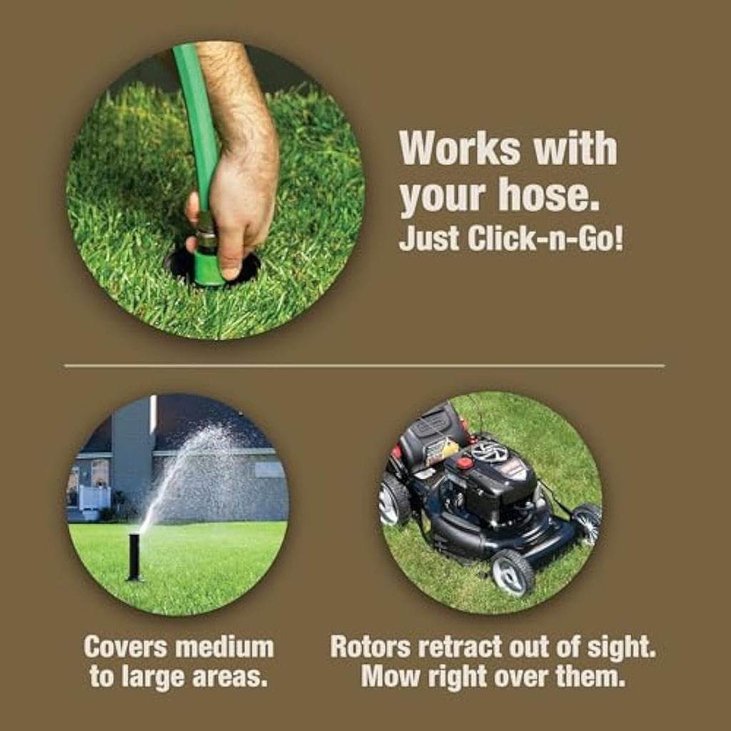 Rain Bird 32HE In-Ground Pop-up Sprinkler Kit with Hose Connection
